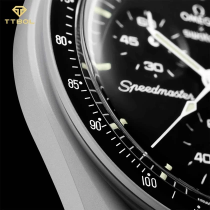 ساعت مچی امگا سواچ OMEGA SWATCH MISSION TO THE MOON SO33M100