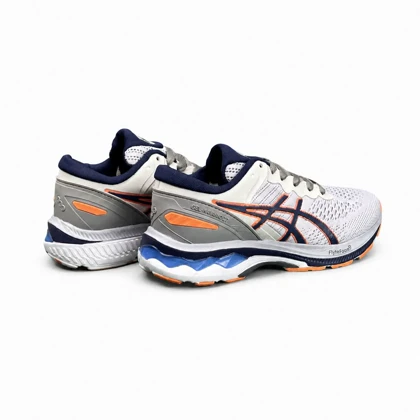 کتانی مردانه مدل اسیکس رانینگ طوسی نارنجی Asics