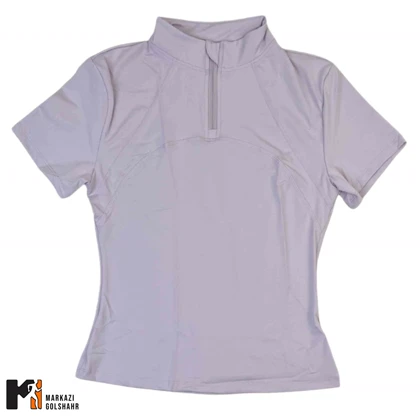 تیشرت نیم زیب زنانه پارچه اسپان کد 088