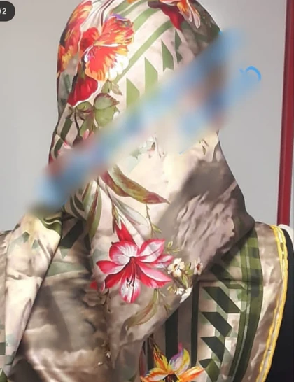 روسری زنانه مجلسی ساتن