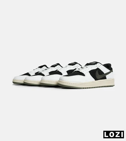 کفش کتانی مردانه و زنانه سفید مشکی نایک NIKE SB Dunk