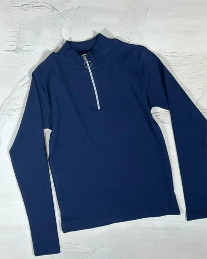 بلوز نیم زیپ کد 1400158