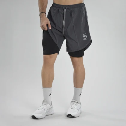 شلوارک کشاله دار ورزشی مردانه نایک مدل Dri Fit-4H0213 طوسی