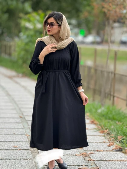 پیراهن مانتویی السا