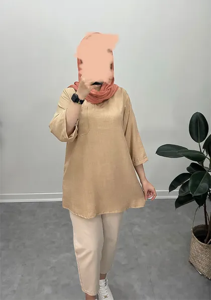 مانتو جلو بسته ساناز