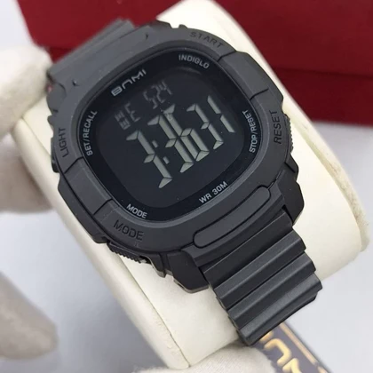 ساعت مچی اورجینال BNMI بنمی مشکی موتور ژاپن با ضمانت و جعبه مدل تسلا