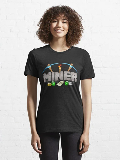 تیشرت طرح Minecraft Miner ماینکرافت