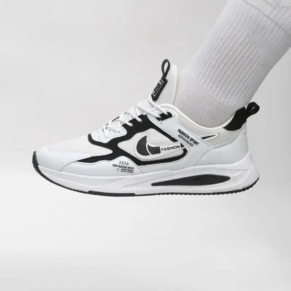 کفش و کتانی مردانه مدل نایک NIKE رنگ سفید مشکی کد 41785