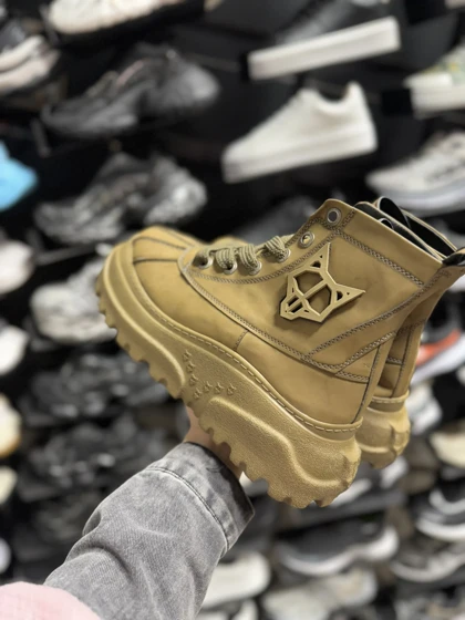 نیم بوت لژدار مردانه نیکدولف سبز