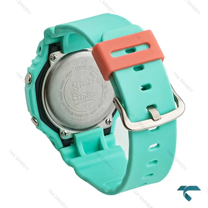 جی شاک GA2100 مردانه سبزآبی ایندکس قرمز Casio-7329-G