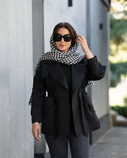 بارانی آستر دار مدل نیهان کد 1474