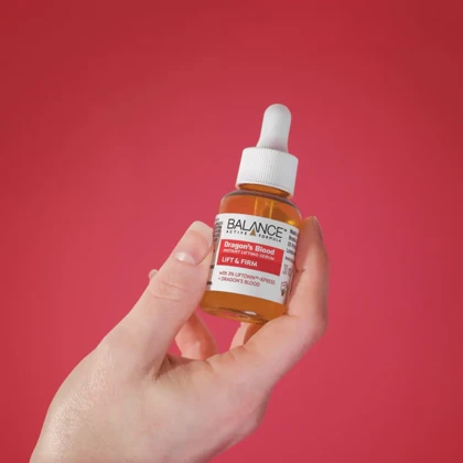 سرم ترمیم‌کننده پوست بالانس, Balance مدل Dragon’s Blood حاوی عصاره گیاه خون اژدها حجم 30 میلی‌لیتر