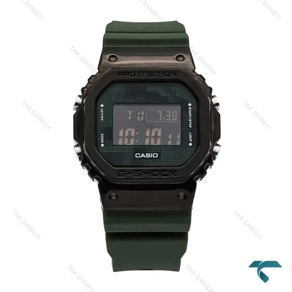 ساعت جیشاک GM5600 کاسیو مردانه سبز مشکی G-Shock-5827-G