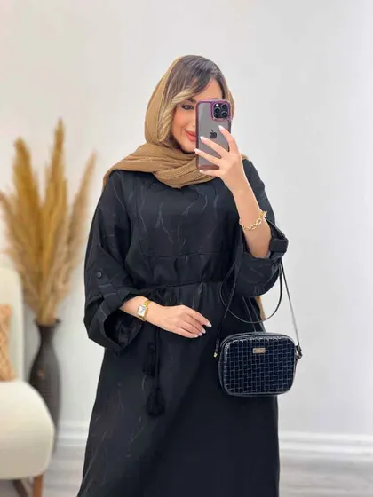 پیراهن بلند مغزی دوزی