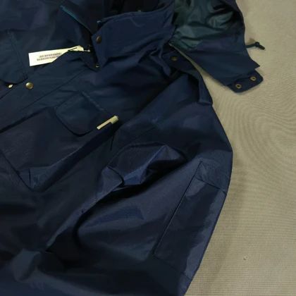 🤍 SIZE XL-XXL کاپشن بارانی بلند برزنتی گورتکس اورجینال از برند معتبر FLOWER GLOVES مدل ATTENZIONE