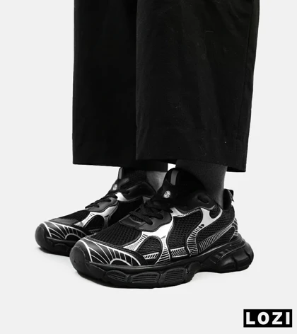 کفش کتانی مردانه مشکی BALENCIAGA