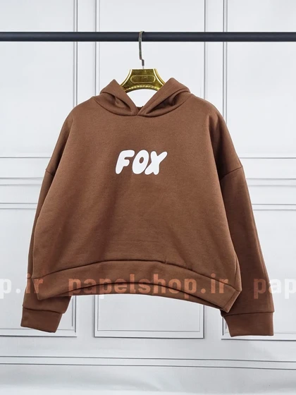 کراپ هودی fox