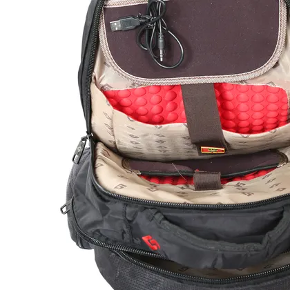 کوله پشتی جنوا مدل G6530 رنگ مشکی