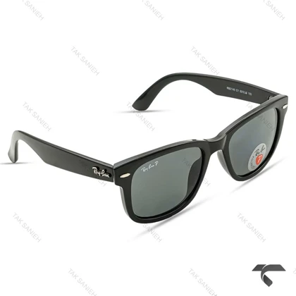 عینک دودی ریبن RB2140-1 یو وی 400 فول مشکی RayBan-10065-U