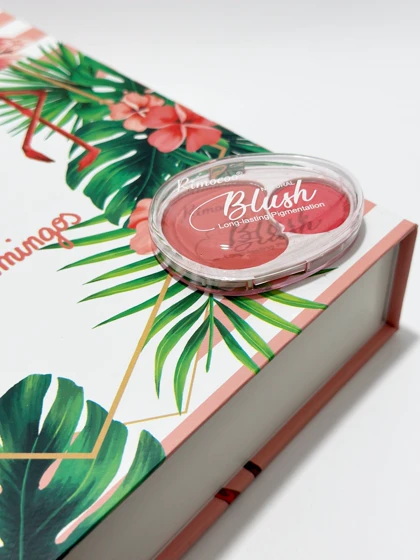 🌸✨ رژگونه دو رنگ پودری میس لارا