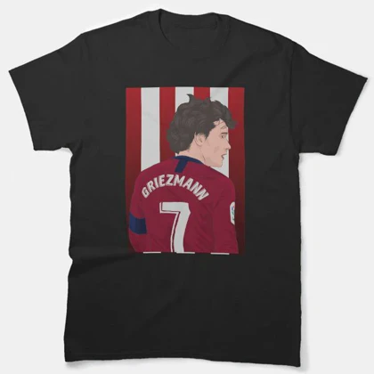 تیشرت ورزشی اتلتیکو مادرید | تیشرت Atletico madrid طرح Antoine Griezmann کد 144411