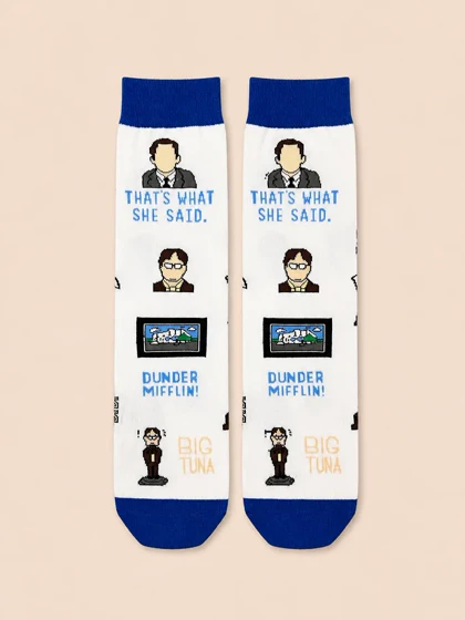 جوراب ساق بلند طرح آفیس The Office