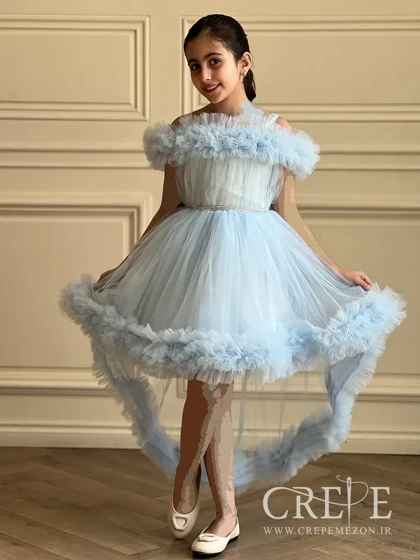 |پیراهن نسترن دنباله دار