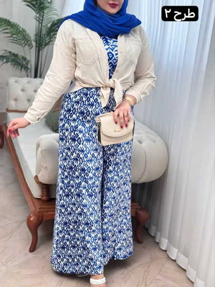 بلوز شلوار پلیسه 3097