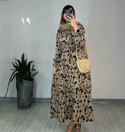 پیراهن مانتویی شکوفه 5