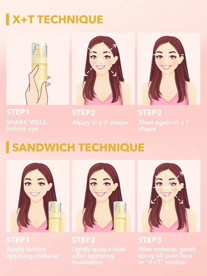اسپری فیکس مات کننده شیگلم مدل Matte Fresh Setting Spray