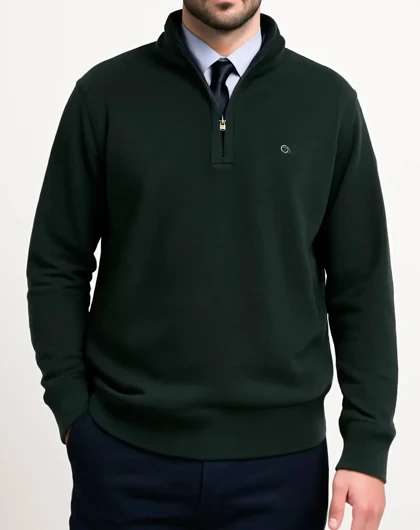 پلیور دورس مردانه جلو زیپ پیمان 1