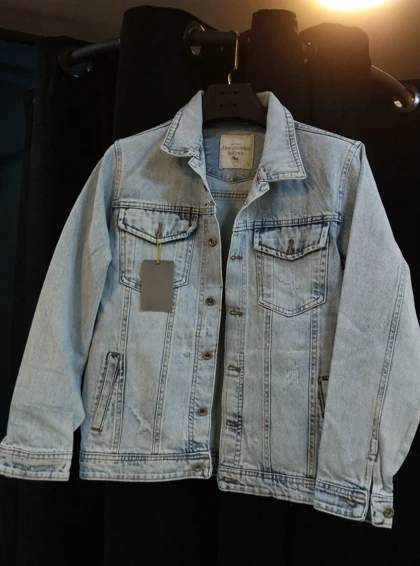 کت جین یخی سنگشو قواره باکسی کد KYSOD19 استایل گرم برای روزهای سرد