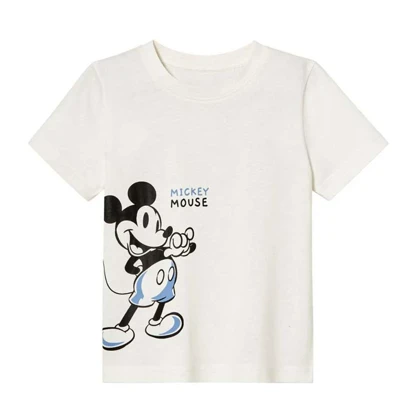 تیشرت دخترانه دیزنی کد Z-HF33 مجموعه 2 عددی
