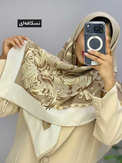 روسری حریر روما کد 1020215