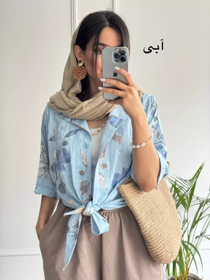 شومیز گره‌ای گندم