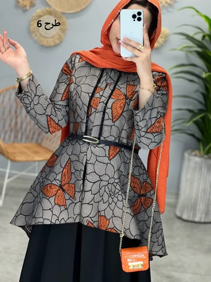 1367- مانتو مزونی سوین