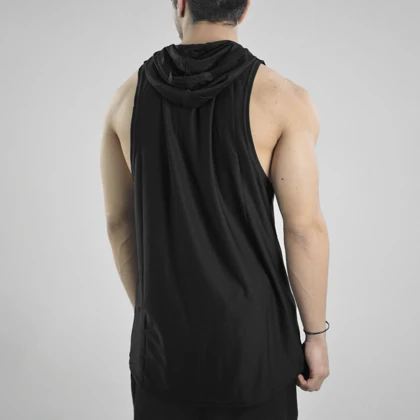 رکابی کلاهدار ورزشی مردانه نایک مدل VHD-Dri Fit-4K1003 مشکی