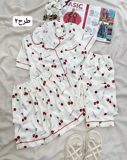 ست سه تیکه 2 طرح کد 5672
