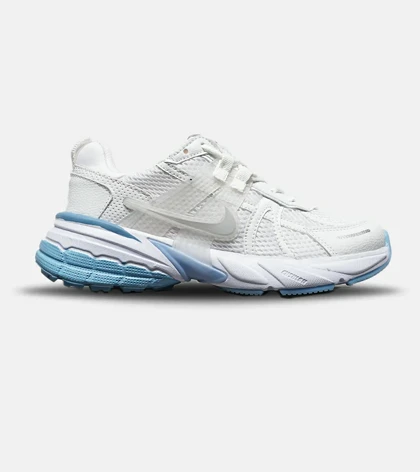 کفش کتانی زنانه و مردانه سفید آبی Nike Cushlon V2K مدل 8337