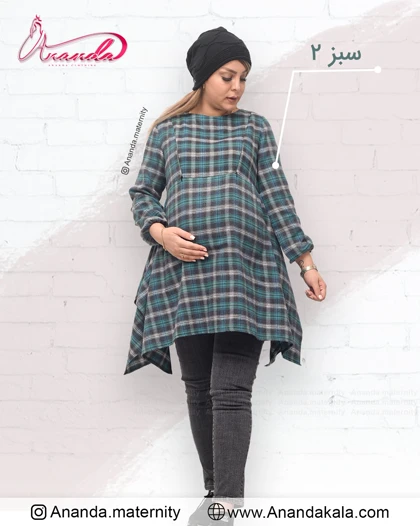 تونیک طرحدار پشمی جانان