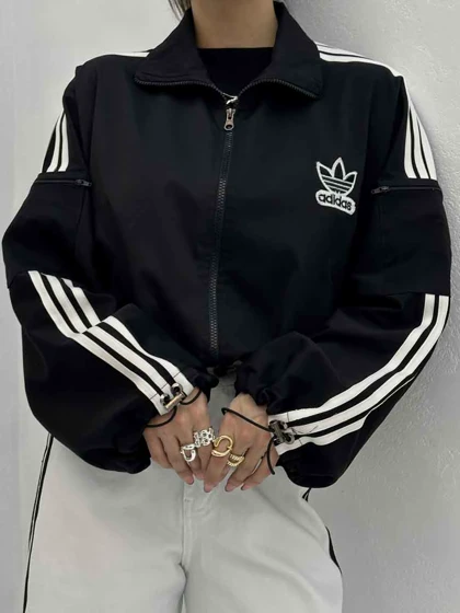 سویشرت ADIDAS آستین زیپ‌دار