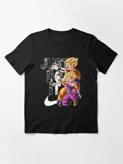 تیشرت دراگون بال | تیشرت Dragon Ball طرح Goku And Gohan Kamehameha Just Do It کد 123593