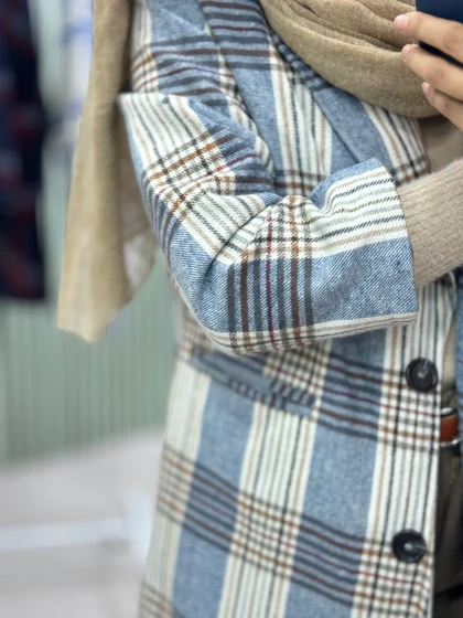 پالتو کتی آستردار پشمی