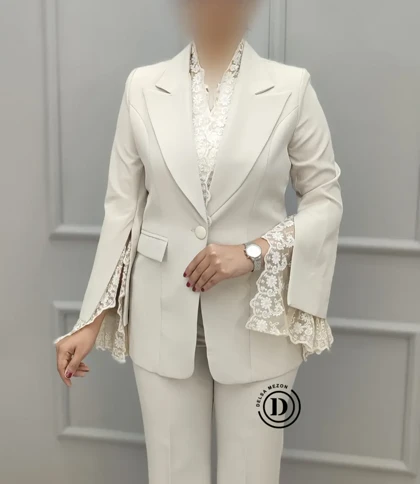 کت و شلوار توردار پریسان 579