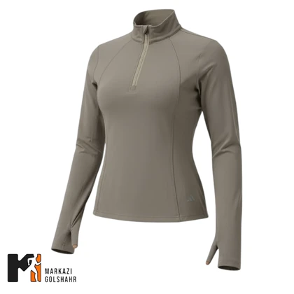 آستین بلند زنانه نیم زیپ آدیداس کد 1020