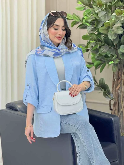 مانتو دو دکمه ژیکان