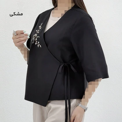 کت زنانه گلدوزی لینن | آی بولک