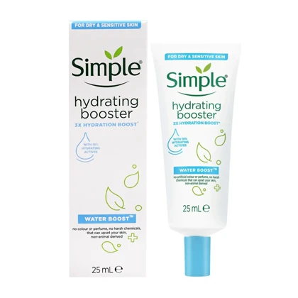کرم آبرسان صورت سیمپل مدل Hydrating Booster مناسب انواع پوست حجم 25 میلی‌لیتر