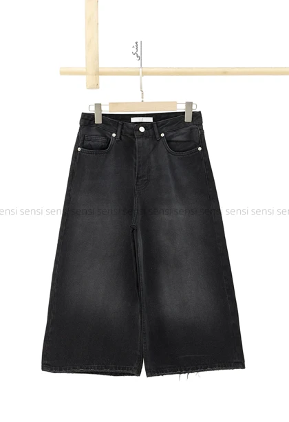 شلوارک جین واید فول بگ کد1004238