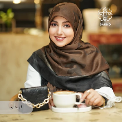 روسری نخ ابریشم رافاگل